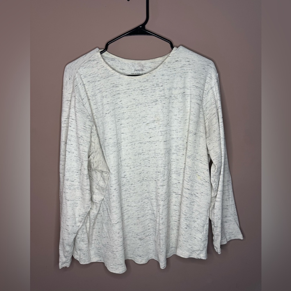 Purejill Long Sleeve Shirttail Tee